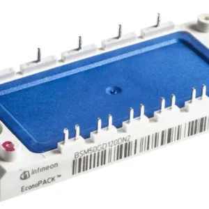 Configuración: Hex ; Máx. voltaje VCEO colector-emisor: 1200 V ; Voltaje de saturación colector-emisor: 2.5 V ; Colector de Corriente Continua a 25 C: 72 A. Tipo de producto: IGBT Modules Longitud: 107.5 mm BSM50GD120DN2 INFINEON