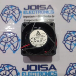 EFB0412VHD Fabricante N.º: EFB0412VHD · Fabricante: Delta Electronics · Descripción: Ventiladores tangenciales CC DC Tubeaxial Fan, 40x20mm, 12VDC, Ball Bearing, Lead Wires