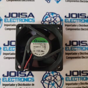 Ventilador Tubo axial 24 VCC Cuadrado - 60mm L x 60mm H Manguito 2 extremidades del hilo SUNON KD2406PTS1 Server - Square Fan 13.A.GN, DC 24V 1.4W, 60x60x25mm ; Model : KD2406PTS1 ; SKU: 136163 ; Part Number: KD2406PTS1, 13.A.GN.