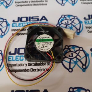 KDE1204PFVX de 1.6 in, 12 V, 1.8 W, 4010 con ventilador de 3 cables. Tamaño 1.575x1.575x0.394 in (es decir, 4010). Voltaje de trabajo 4.5V-13.8V Tipo de conector de alimentación: 3-Pin Marca: SUNON Velocidad máxima de rotación: ‎8500 RPM