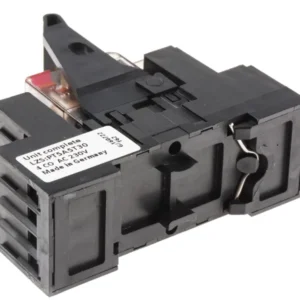 Relé auxiliar 14 pines, 230 vac, 4 NANC, módulo LED rojo, zócalo enchufable estándar, borne de tornillo. Código: LZS:PT5A5T30