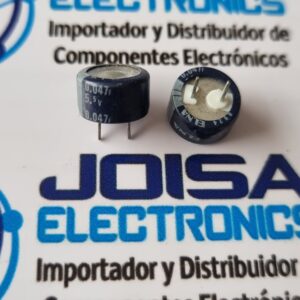 Supercondensadores / Ultracondensadores MEM CAP .047F 5.5V