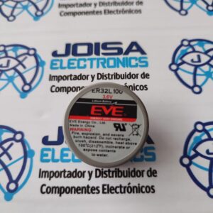 ER32L100 Batería Litio 3.6V, 1700mAh, 1/6D, Cloruro de tionilo (Li-SOCI2)[ ER32L100 ] · PART#: ER32L100 · STOCK:24 · INFO FABRICANTE: EVE Energy Co., Ltd. · COTIZAR: .