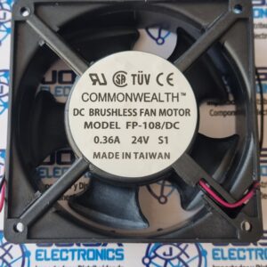 VENTILADOR 24VDC 0.36A 120X120X38MM COMMONWEALTH FP-108-24VDC. Código: FP108-24VDC Categorías: VentiladoresVentiladores DC