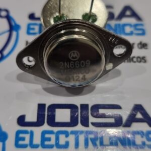 2N6609 Fabricante N.º: 2N6609 · Fabricante: onsemi · Descripción: Transistores bipolares - Transistores de empalme bipolar (BJT) 16A 140V 150W PNP · Hoja de datos: 2N6609