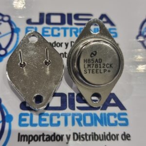 Regulador de Voltaje Fijo Motorola MC7812CK Positivo 12V LM7812CK 7812 TO3