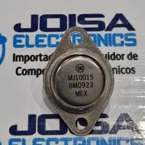 MJ10015 El MJ10015 y el MJ10016 son transistores Darlington en un paquete tipo TO3 diseñados para conmutación de potencia de alta velocidad y alto voltaje en circuitos inductivos
