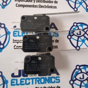 V-103-1A4-T Interruptores de acción básicos / a presión 10A 250VAC 250VDC 0.98N Screw Mount