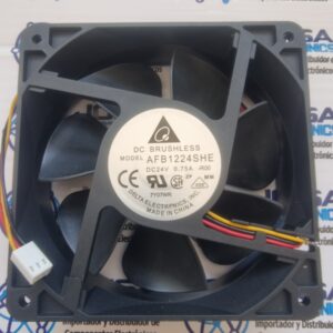 AFB1224SHE Delta Electronics Ventiladores tangenciales CC DC Tubeaxial Fan, 120x38mm, 24VDC
