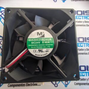 DA08025B24UR 24V DC 0.40A 80x80x25mm ventilador de refrigeración de servidor de 3 cables