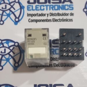 OMRON MY4N 24VDC (S) | Relé: electromagnético; 4PDT; Ubobina: 24VDC; Icontactos máx.: 5A; MY4 - Este producto está disponible en JOISA ELECTRONICS SAC