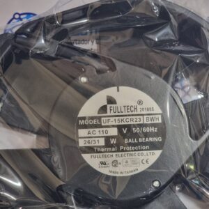 FULLTECH UF-15KCR23 BWHD 230V 26/31W 2cable Enfriamiento Ventilador Tamaño, 172 mm x 150 mm x 51 mm