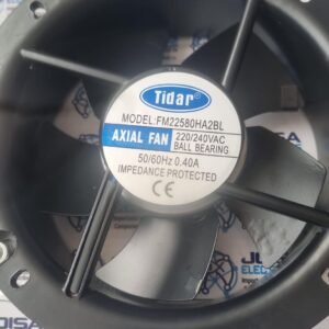 FM22580HA2BL FAN 220V/240V 0.40A METALICO TUBULAR 225X225X60