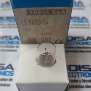 LAMPARA SEÑALIZACION INCANDESCENTE BA15D 24V 5W SIRENA