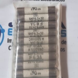 8020.5076.G · Fabricante N.º: 8020.5076.G · Fabricante: Schurter · Descripción: Fusibles de cartucho 6.3A F QUICK ACTING 6.3x32mm 500VAC EN JOISA ELECTRONICS