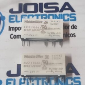 4060120000 WEIDMÜLLER 4060120000 | Relay: electromagnetic; SPDT; Ucoil: 24VDC; 6A REPUESTO EN JOISA ELECTRONICS SAC