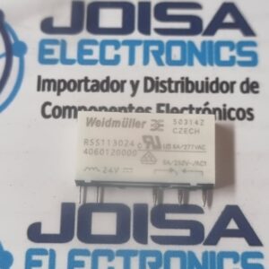 4060120000 WEIDMÜLLER 4060120000 | Relay: electromagnetic; SPDT; Ucoil: 24VDC; 6A REPUESTO EN JOISA ELECTRONICS SAC