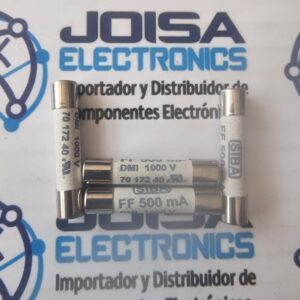 7017240 Fusible tipo 7017240.1 1000VAC/DC 6.35x32mm ceramica ultrarapido 500ma FF stock en Joisa Electronics Sac