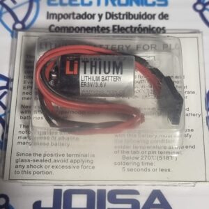 MODELO: ER3V/3.6V. BATERIA LITHIUM 3.6V LI-SOL2 PLC 1000MAH CON CABLE Y CONECTOR TOSHIBA