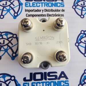 SKB 30/16-A1 PUENTE RECTIFICADOR DE ALIMENTACION SKB 30/16-A1 30AMP 1600V Y COMERCIALIZADO POR JOISA ELECTRONICS SACRECTIFICADOR DE ALIMENTACION SKB 30/16-A1 30AMP 1600V Y COMERCIALIZADO POR JOISA ELECTRONICS SAC