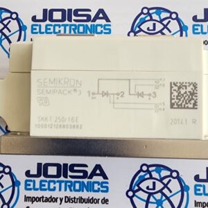 SKKT250/16E SKKT250/16E MODULO SCR SEMIPACK 250A, 1600V Módulo: tiristores; doble serial; 1,6kV; 420A; A73b; SEMIPACK3 - Producto disponible en Joisa Electronics Sac