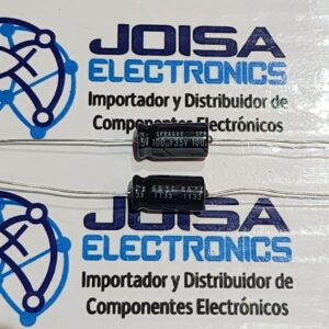 100UF 35V CONDENSADOR AXIAL DE 85ºC 8X15 MARCA VISHAY SPRAGUE Y COMECIALIZADO POR JOISA ELECTRONICS SAC