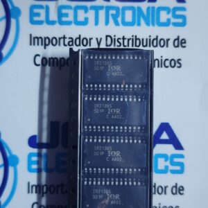 IR2136S El IR2136S es un circuito integrado controlador de puerta trifásico de 600 V con una corriente de salida de 0,2 A y una corriente de salida de 0,35 A, con protección contra fallos en un encapsulado SOIC-28 Y SOLO DISTRIBUIDO POR JOISA ELECTRONICS SAC