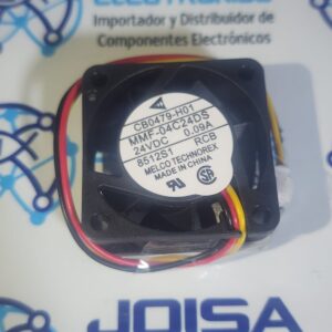 MMF-04C24DS Ventilador axial 40X40X15MM Enormity MMF-04C24DS 24V-0.09A DC Ventilador de enfriamiento de aire sin escobillas 5500 RPM 4015 Ventilador de 3 cables con disipadores de calor marca y distribuido por joisa electronics sac