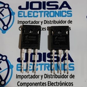 FGH40N60UFD FGH40N60UFD/D. IGBT - Field Stop. 600 V, 40 A. FGH40N60UFD Los IGBT de parada de campo de Fairchild ofrecen el rendimiento óptimo para aplicaciones de inversores solares, UPS, soldadores, hornos microondas, telecomunicaciones, ESS y PFC y distribuido por joisa electronics sac