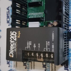 D2-06B-1 D2-06B-1. Base de E/S DirectLOGIC DL205 , 6 ranuras, montaje en riel DIN o panel, requiere alimentación externa de 110-220 V CA. Incluye alimentación auxiliar aislada de 24 V CC, 300 mA DISTRIBUIDO POR JOISA ELECTRONICS SAC
