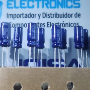 ECA-1JM100LW 10UF 63V ECA-1JM100LW ; Voltaje nominal. 63 V ; ESR (resistencia de serie equivalente). - ; Vida útil según temperatura. 2000 h a 85°C ; Temperatura de funcionamiento. -40°C DISTRIBUIDO POR JOISA ELECTRONICS SAC