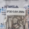 FUSIBLE-EUROPEO 5X 20MM CERÁMICA 800MA 250V ACCIÓN RÁPIDA DISTRIBUIDO POR JOISA ELECTRONICS SAC LIMA PERU