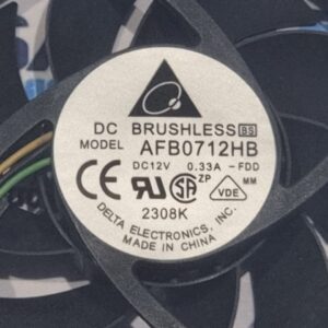AFB0712HB Ventilador industrial de doble bola DELTA AFB0712HB DC12V 0.33A 7CM7015 . LELEN 003 (5). 100% NUEVO Y DISTRIBUIDO POR JOISA ELECTRONICS SAC LIMA PERU