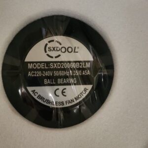 SXD20060B2LM Ventilador axial SXDOOL SXD20060B2LM de círculo completo, 220 mm, 22 cm, 220 x 220 x 60 mm, CA 220 V, 240 V, 50/60 Hz, 0,35 A/0,45 A DISTRIBUIDO POR JOISA ELECTRONICS LIMA PERU