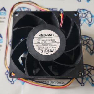 3115RL-05W-B69 VENTILADOR AXIAL de refrigeración para NMB 3115RL-05W-B69 24V 0.50A 8CM 8038 COMERCIALIZADO POR JOISA ELECTRONICS SAC LIMA PERU