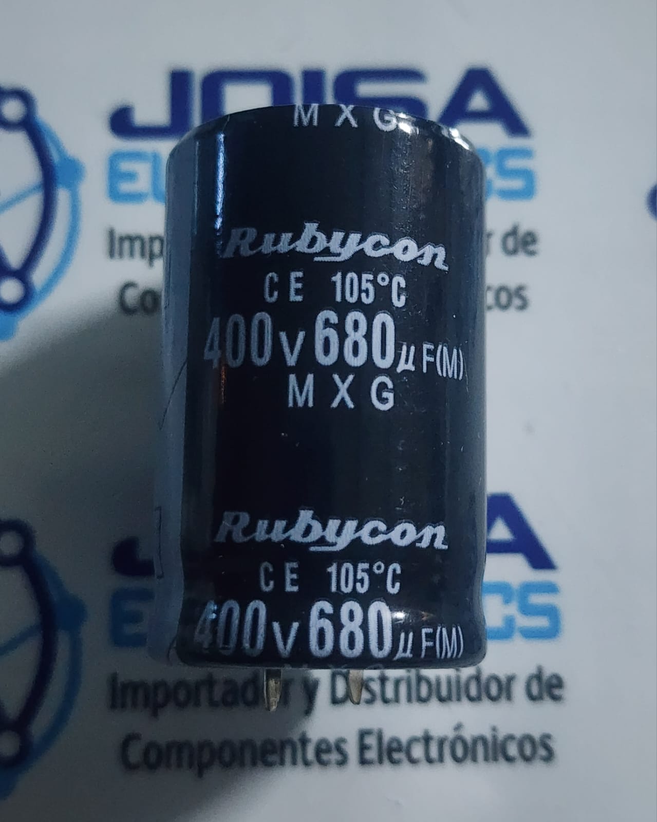 400MXK680MEFCSN30X45 Condensadores electrolíticos de aluminio Rubycon - Snap In CONDENSADOR ELECTROLÍTICO DE ALTA DENSIDAD DE CAPACITACIÓN Y COMERCIALIZADO POR JOISA ELECTRONICS SAC PROVEEDOR LIMA PERU