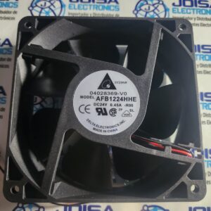 AFB1224HHE VENTILADOR AFB1224HHE Delta Electronics Ventiladores tangenciales CC DC Tubeaxial Fan, 120x38mm, 24VDC COMERCIALIZADO POR JOISA ELECTRONICS SAC LIMA PERU