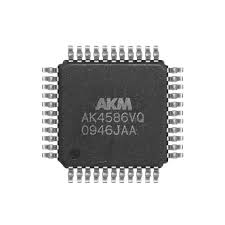 AK4586VQ SUPERFICIAL El AK4586VQ es un CODEC (codificador-decodificador) de audio estéreo de alto rendimiento con amplificador de auriculares integrado, diseñado por Asahi Kasei Microdevices (AKM) COMERCIALIZADO POR JOISA ELECTRONICS SAC LIMA PERU