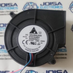 BFB1024EH VENTILADOR Delta Electronics BFB1024EH DB50 DC 24V 1.85A 97x97x33mm Ventilador de refrigeración de servidor de 3 cables Y COMERCIALIZADO POR JOISA ELECTRONICS SAC LIMA PERU