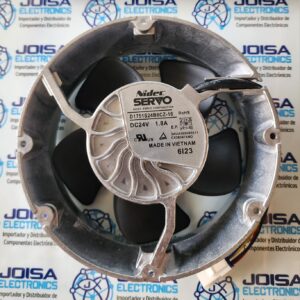 D1751S24B6CZ-16 El ventilador servo Nedic D1751S24B6CZ-16 ofrece un caudal de aire de 16,5 m³/min, una potencia de 43,2 W y una velocidad de 6950 RPM . Ideal para inversores ABB, talleres de reparación de maquinaria y mucho más y esto se comercializa en joisa electronics sac proveedores de repuestos electronicos en LIMA PERU
