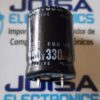 EKMS251VSN331MP30S CAPACITOR EKMS251VSN331MP30S, tapa de aluminio lítico 330uF 250V 20%(22 x 30 mm) Snap-in 10mm 1290mA 3000h 105°C Y COMERCIALIZADO POR JOISA ELECTRONICS SAC PERU LIMA