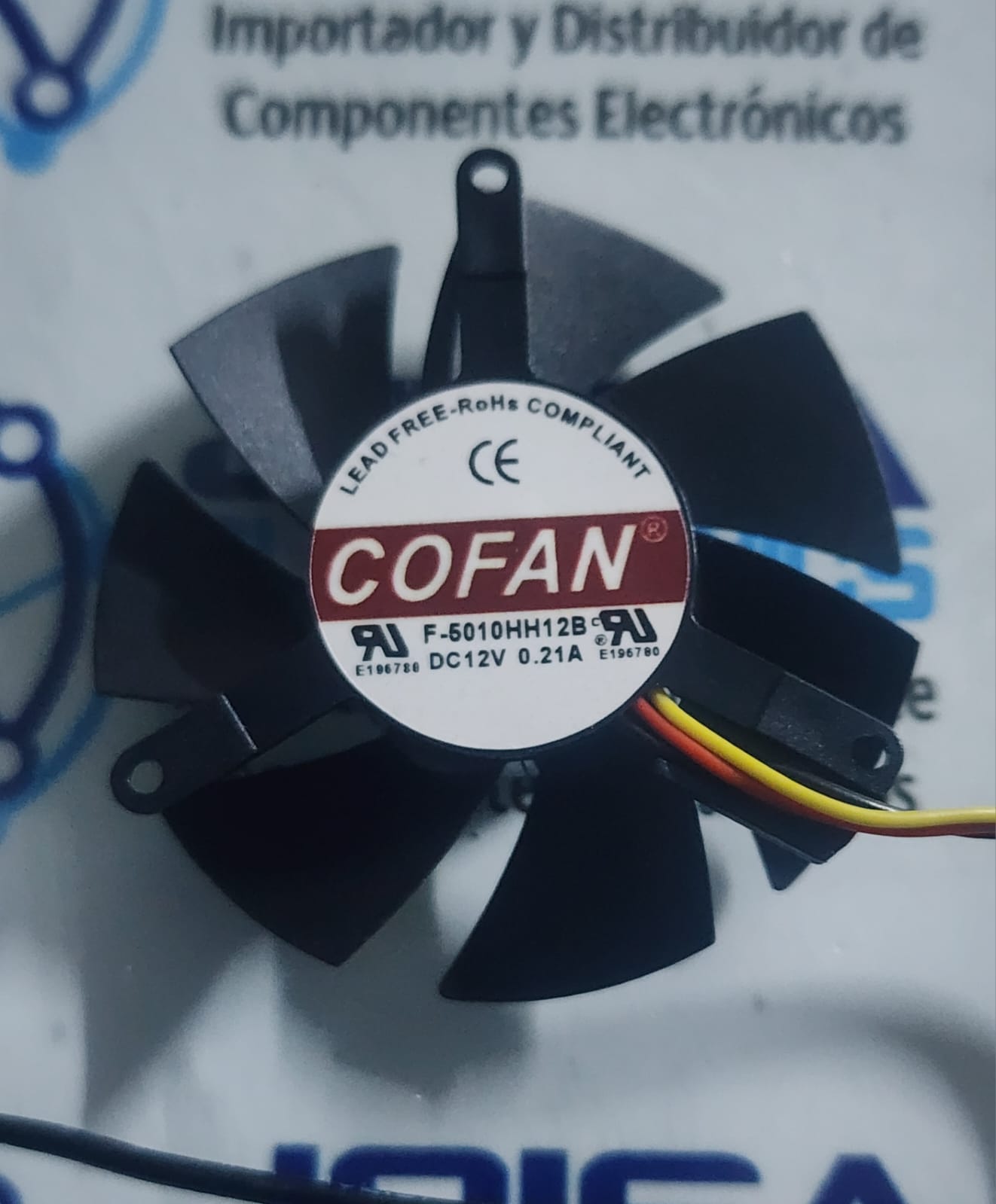 F-5010HH12B F-5010HH12B VENTILADOR Modelo: F-5010H12B; Voltaje: 12 V; Corriente: 0.14 A; Tamaño: 50X50X10MM COMERCIALIZADO POR JOISA ELECTRONICS SAC LIMA PERU PROVEEDOR F-5010HH12B VENTILADOR Modelo: F-5010H12B; Voltaje: 12 V; Corriente: 0.14 A; Tamaño: 50X50X10MM COMERCIALIZADO POR JOISA ELECTRONICS SAC LIMA PERU PROVEEDOR