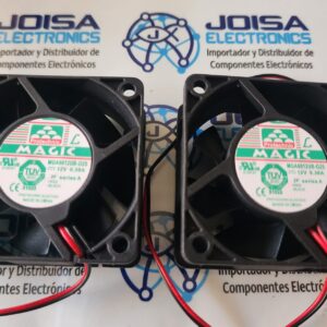 MGA6012UB-025 El Magic MGA6012UB-025 es un ventilador axial de alto rendimiento diseñado para una refrigeración por aire eficiente en diversas aplicaciones. Cuenta con un robusto motor sin escobillas de 12VDC COMERCIALIZADO POR JOISA ELECTRONICS SAC LIMA PERU