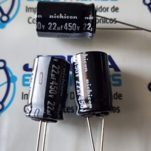 UVZ2W220MHD Los condensadores electrolíticos de aluminio Nichicon UPM son productos de alta fiabilidad y extremadamente baja impedancia, con una vida útil de 5000 horas a +105 °C (3000/2000 horas...) Y COMERCIALIZADO POR JOISA ELECTRONICS SAC PROVEEDOR LIMA PERU