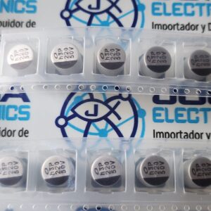 UWT1H221MNL1GS ALUMINO UWT1H221MNL1GSNICHICON-Condensador electrolítico ; Dimensiones de cuerpo. Ø10x10mm ; Tolerancia. ±20% ; Tiempo de vida. 1000h ; Temperatura de trabajo. -55...105°C COMERCIALIZADO POR JOISA ELECTRONICS SAC LIMA PERU