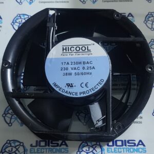 17A230HBAC Ventilador Hicool Make 17A230HBAC de 6" · Código de producto: Ventilador axial de CA · STOCK Y COMERCIALIZADO POR JOISA ELECTRONICS SAC PROVEEDOR LIMA PERU