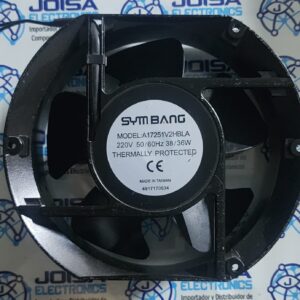 A17251V2HBLA VENTILADOR AXIAL PARA LA INDUSTRIA 220VAC 120X120X38MM · A12038V2HSL-D ; VENTILADOR AXIAL 172x151x51 mm 230 VAC, 198/230CFM, 36W Y COMERCIALIZADO POR JOISA ELECTRONICS SAC PROVEEDOR LIMA PERU