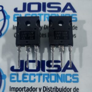 G4PF50W IRG4PF50W. TRANSISTOR BIPOLAR DE PUERTA AISLADA . PD-91710. Canal n EC G. Características. • Optimizado para soldadura y modo conmutado Y DISTRIBUIDO POR JOISA ELECTRONICS SAC PROVEEDOR LIMA PERU