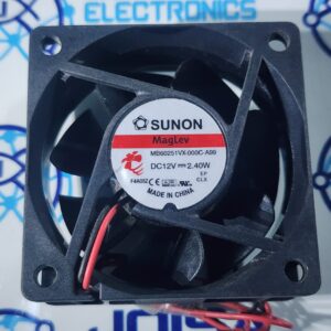 MB60251VX-000C-A99 VENTILADOR AXIAL SUNON MB60251VX-000C-A99 DC 12V 2.40W 60x60x25mm Ventilador de refrigeración de servidor de 2 cables Y COMERCIALIZADO POR JOISA ELECTRONICS SAC LIMA PERU