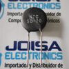 NTC 5D-20 Modelo: NTC 5-D20. · Tipo: Resistencia térmica. · Resistencia: 5 Ohmio ± 20%. · Corriente: 7A. · Rango de temperatura de funcionamiento: -55 Y COMERCIALIZADO POR JOISA ELECTRONICS SAC PROVEEDOR LIMA PERU